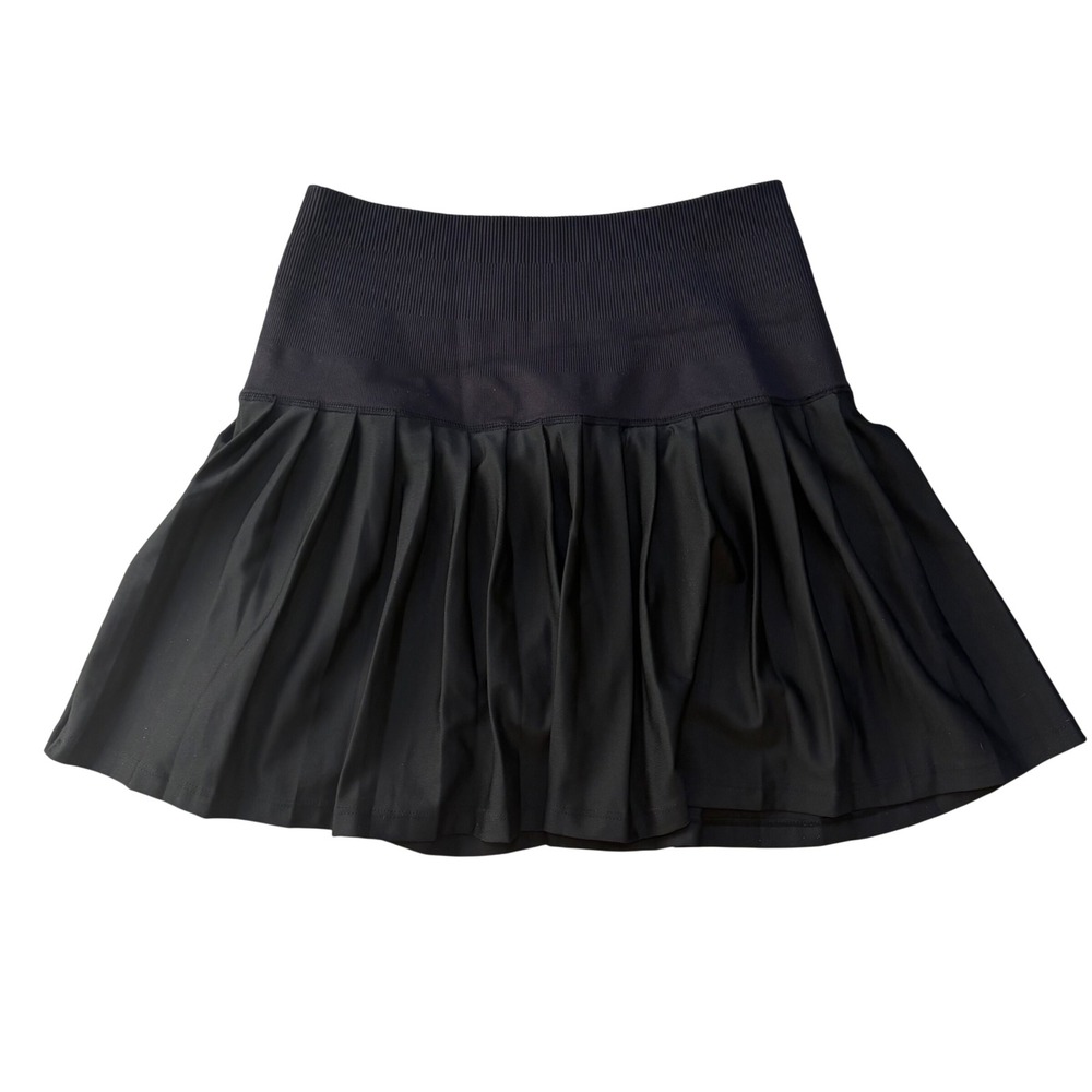Attarco‎ Black Pleated Tennis Skort High Waisted Athletic Mini Skirt Size M - Picture 7 of 7